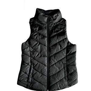 SO-Black Puffer Vest - Like New